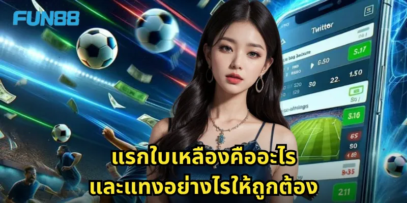 แรกใบเหลือง Fun88 - เดิมพันการ์ดใบแรกของเกมได้ง่ายๆ 1 แรกใบเหลืองคืออะไร และแทงอย่างไรให้ถูกต้อง